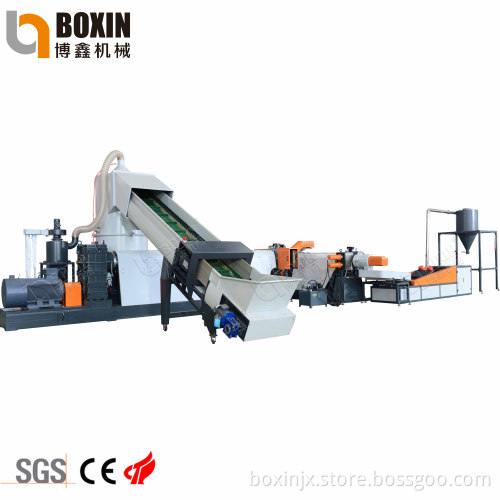 HDPE LDPE Film Scrap Pelletizing Line for Agricultural Flake Recycling